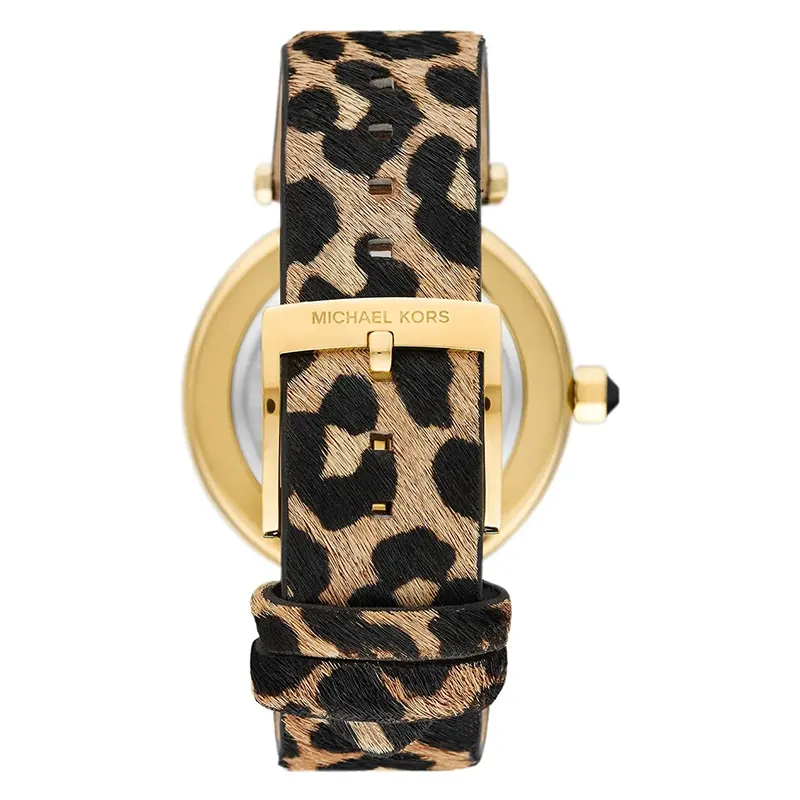 Michael Kors Parker Pavé Gold-Tone and Calf Hair Ladies Watch | MK4723