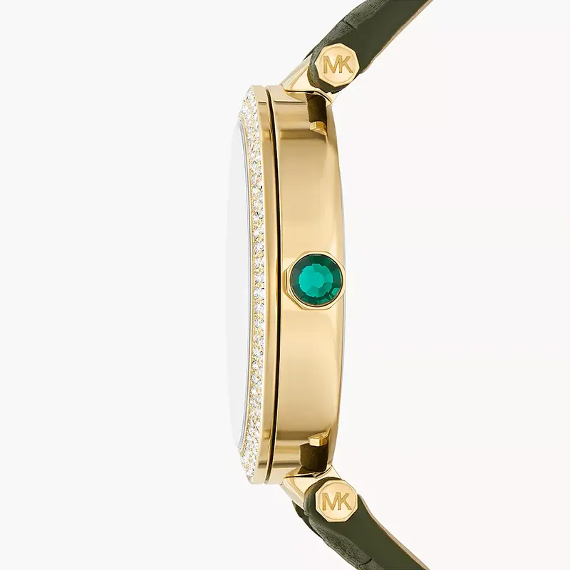 Michael Kors Parker Gold, Green Dial Ladies Watch | MK4724