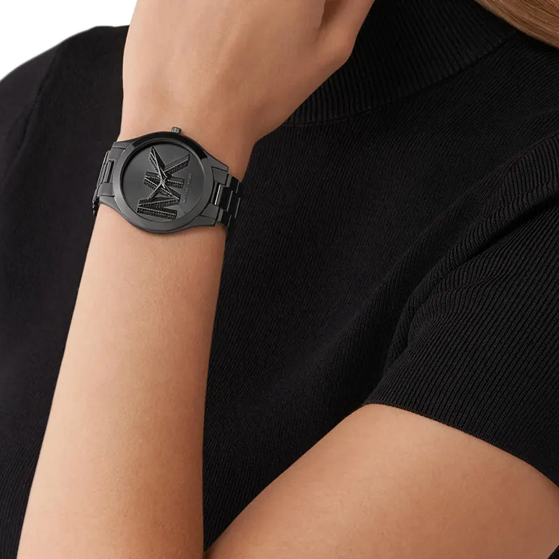 Michael Kors Slim Runway Black Dial Ladies Watch | MK4734