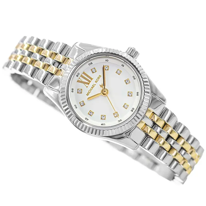 Michael Kors Petite Lexington Pavé Two-Tone Ladies Watch | MK4740