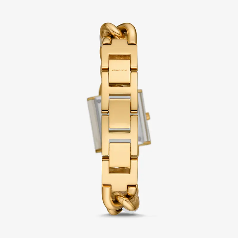 Michael Kors Petite Lock Pavé Gold-Tone and Acetate Ladies Watch | MK4809