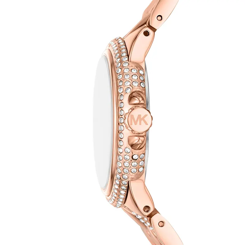 Michael Kors Mini Camille Pavé Rose Gold Ladies Watch | MK4810