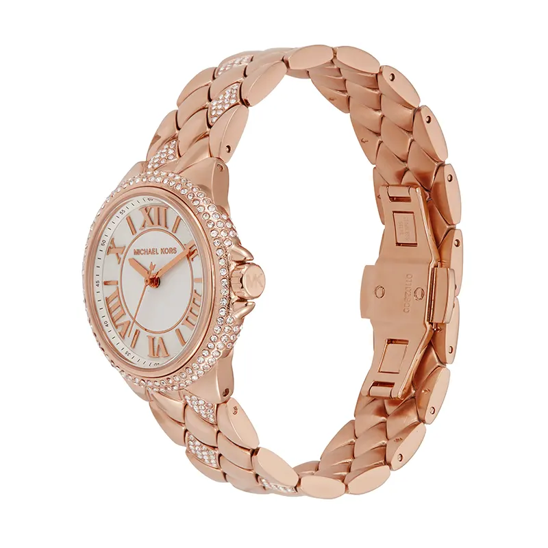 Michael Kors Mini Camille Pavé Rose Gold Ladies Watch | MK4810