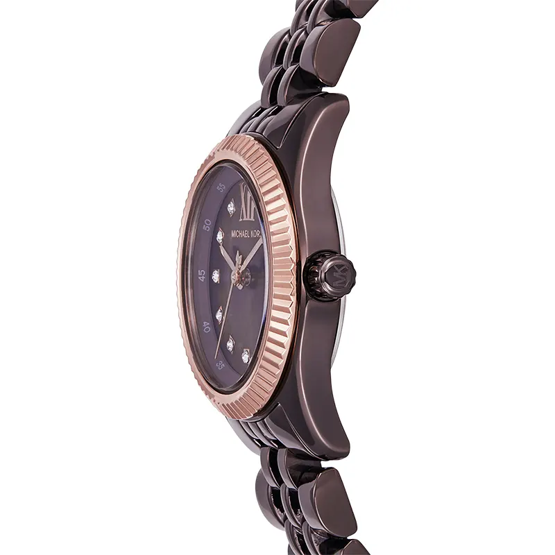 Michael Kors Petite Lexington Dark Brown Dial Ladies Watch | MK4844