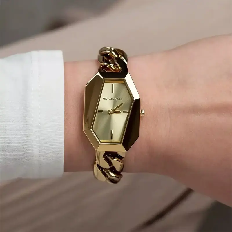 Michael Kors Mini Suri Champagne Dial Gold-Tone Ladies Watch | MK4878