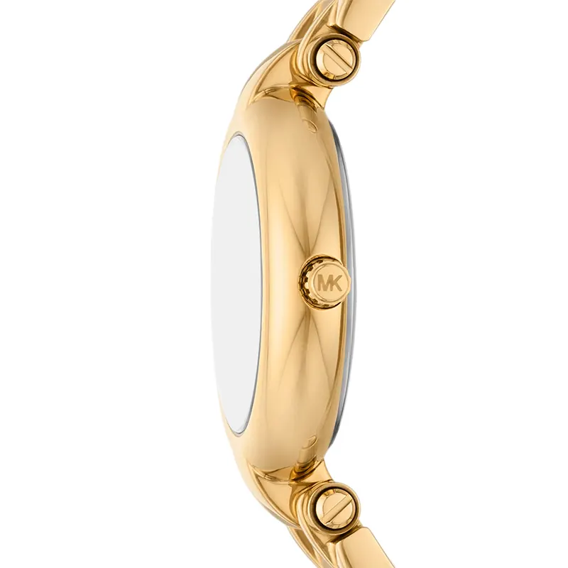 Michael Kors Laney Green Dial Gold-Tone Ladies Watch | MK4892