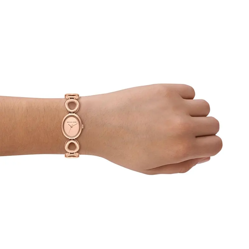 Michael Kors Mini Maude Rose Gold-Tone Link Ladies Watch | MK4981