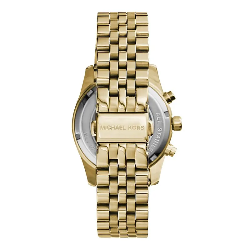 Michael Kors Lexington Champagne Dial Ladies Watch | MK5556