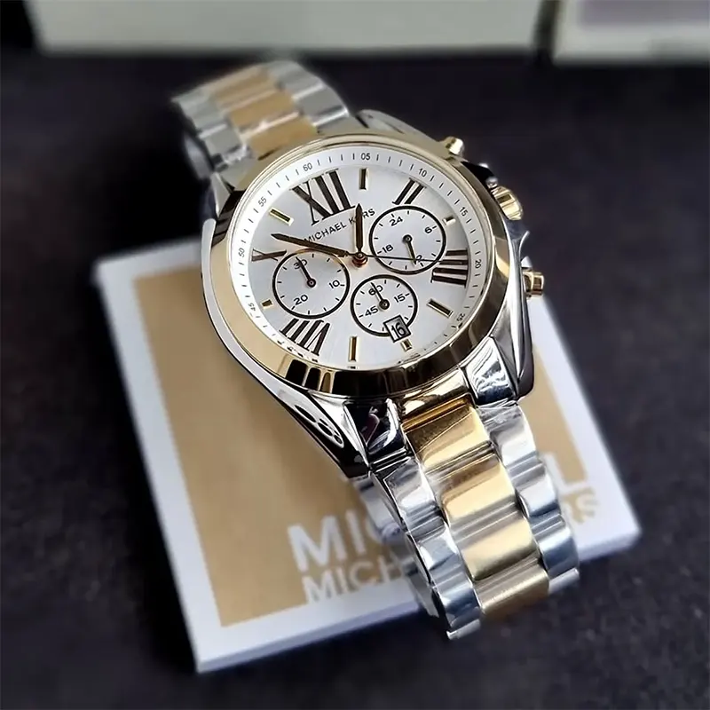 Michael Kors Bradshaw Chronograph Silver Dial Watch | MK5627