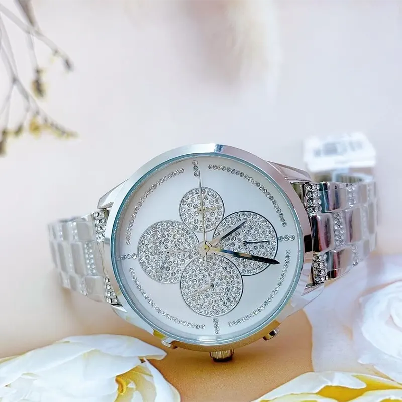 Kors Watch Michael Kors Silver Diamond Bracelet Michael Kors