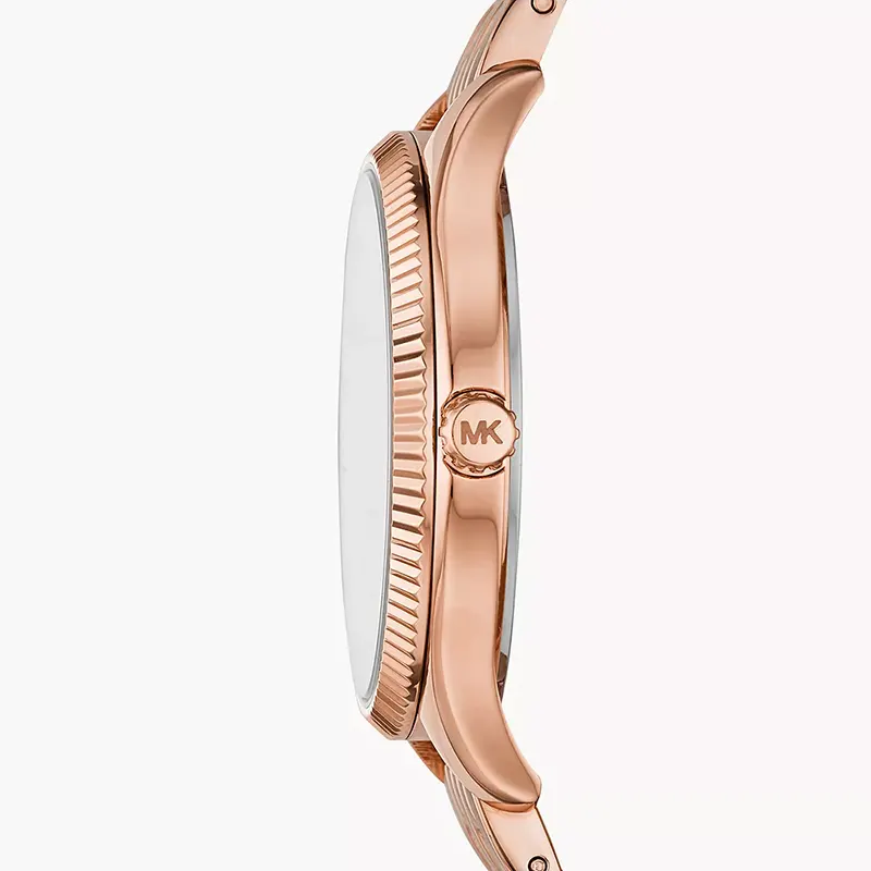 Michael Kors Lexington White Dial Rose Gold Ladies Watch | MK6641