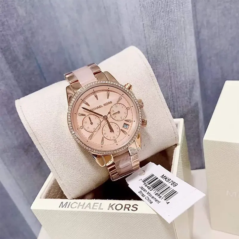Michael Kors Ritz Chronograph MOP Dial Ladies Watch | MK6769
