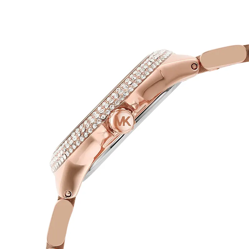 Michael Kors Camille Crystal Gun Metal Dial Ladies Watch | MK6983