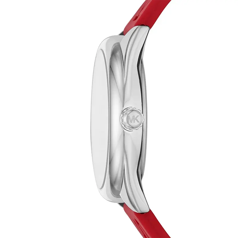 Michael Kors Janelle Red Dial Red Silicone Strap Ladies Watch | MK7144
