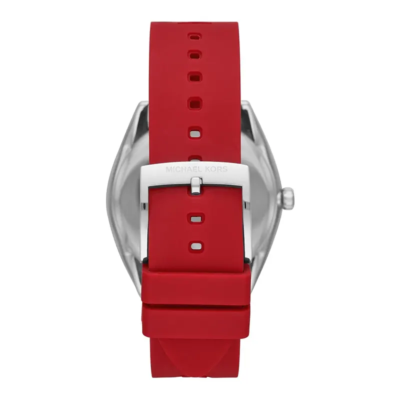 Michael Kors Janelle Red Dial Red Silicone Strap Ladies Watch | MK7144