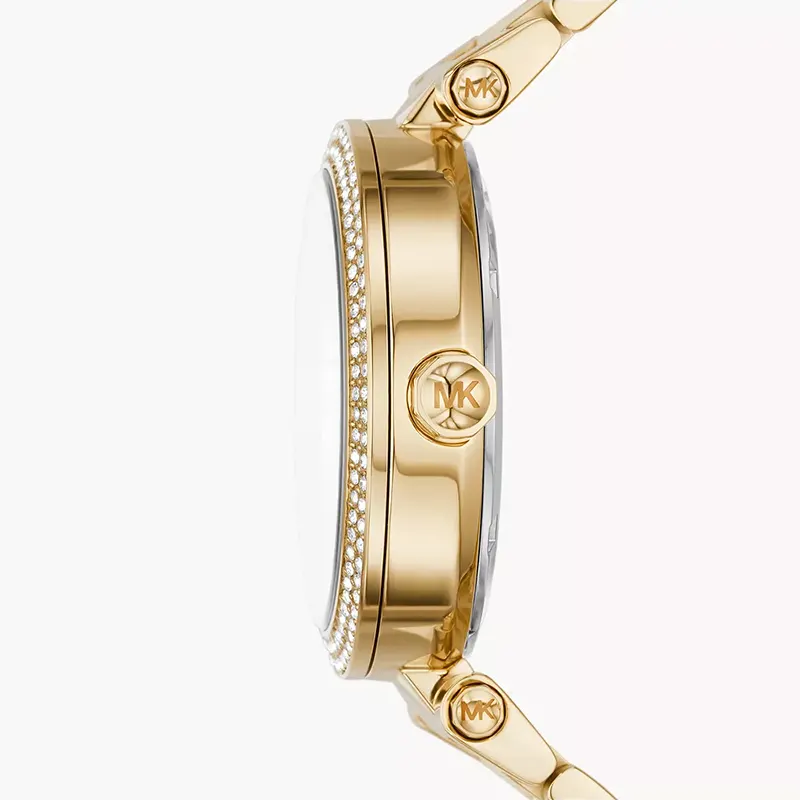 Michael Kors Parker Crystal Champagne Dial Ladies Watch | MK7283
