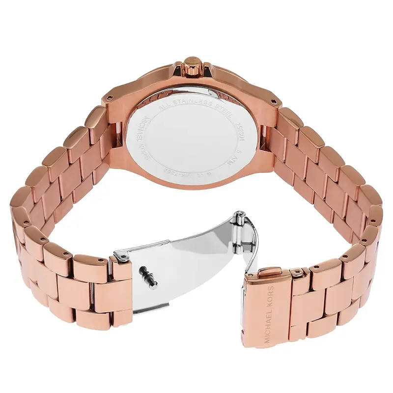 Michael Kors Lennox White Dial Rose Gold Ladies Watch | MK7362