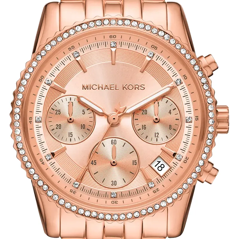 Michael Kors Mini Bryant Rose Dial Rose Gold-Tone Ladies Watch | MK7531