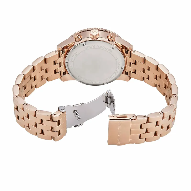 Michael Kors Mini Bryant Rose Dial Rose Gold-Tone Ladies Watch | MK7531