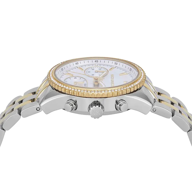 Michael Kors Mini Bryant Chronograph Pavé Two-Tone Ladies Watch | MK7532