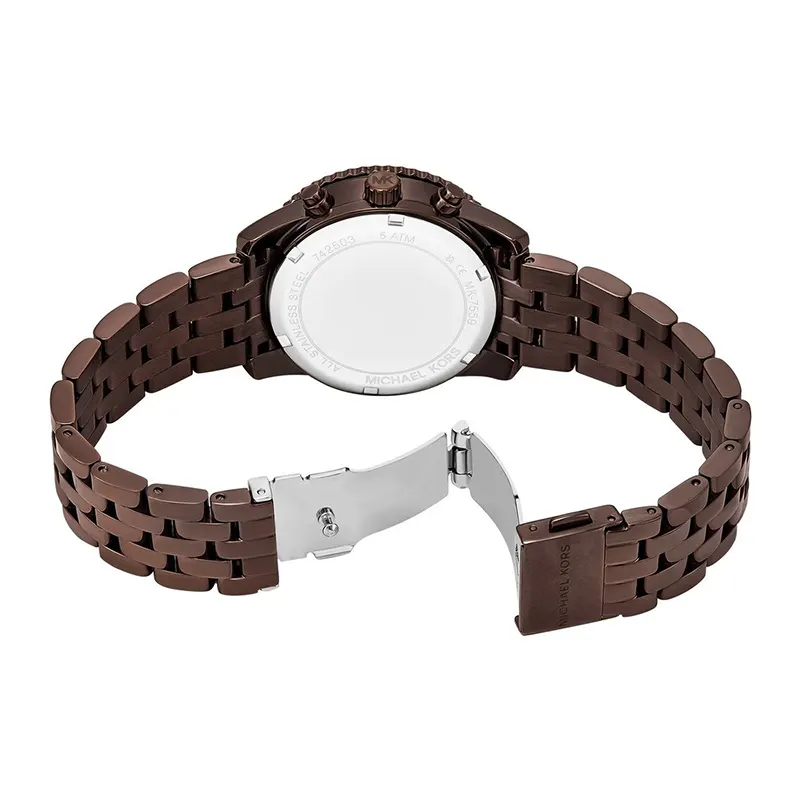 Michael Kors Mini Bryant Chronograph Brown Ladies Watch | MK7559
