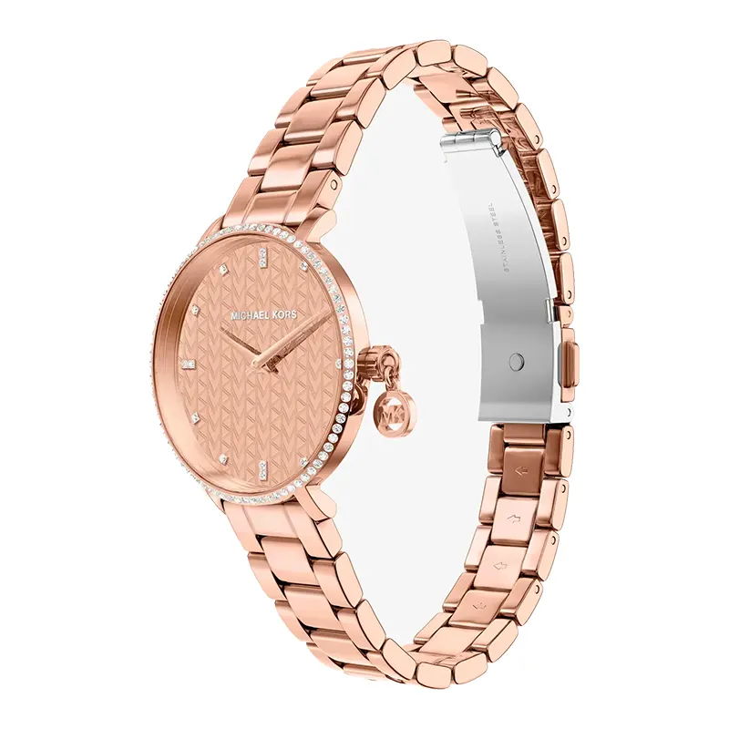 Michael Kors Mini Pyper Rose Gold-Tone Ladies Watch | MK7573