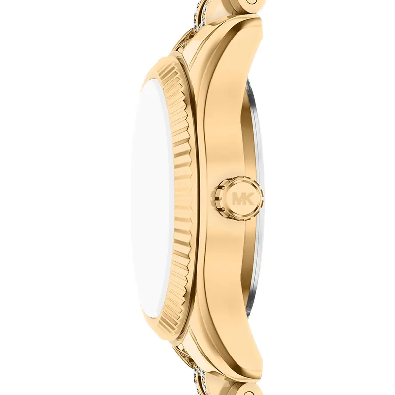 Michael Kors Petite Lexington Pavé Gold-Tone Ladies Watch | MK7575