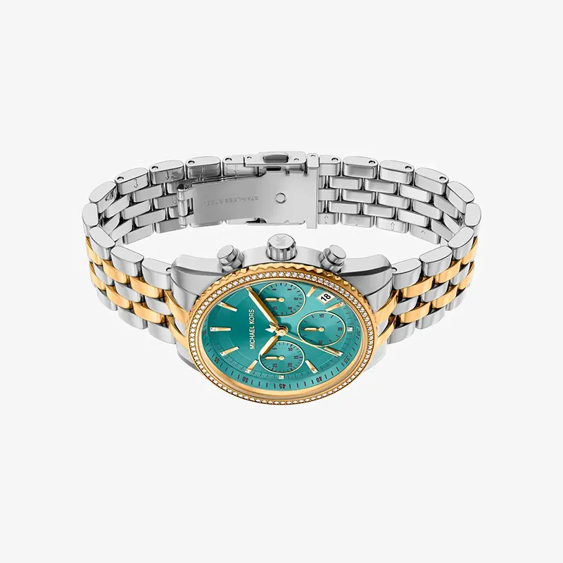Michael Kors Mini Bryant Chronograph Blue Dial Ladies Watch | MK7582