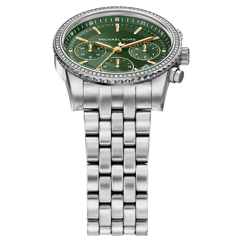 Michael Kors Mini Bryant Green Dial Ladies Watch | MK7583