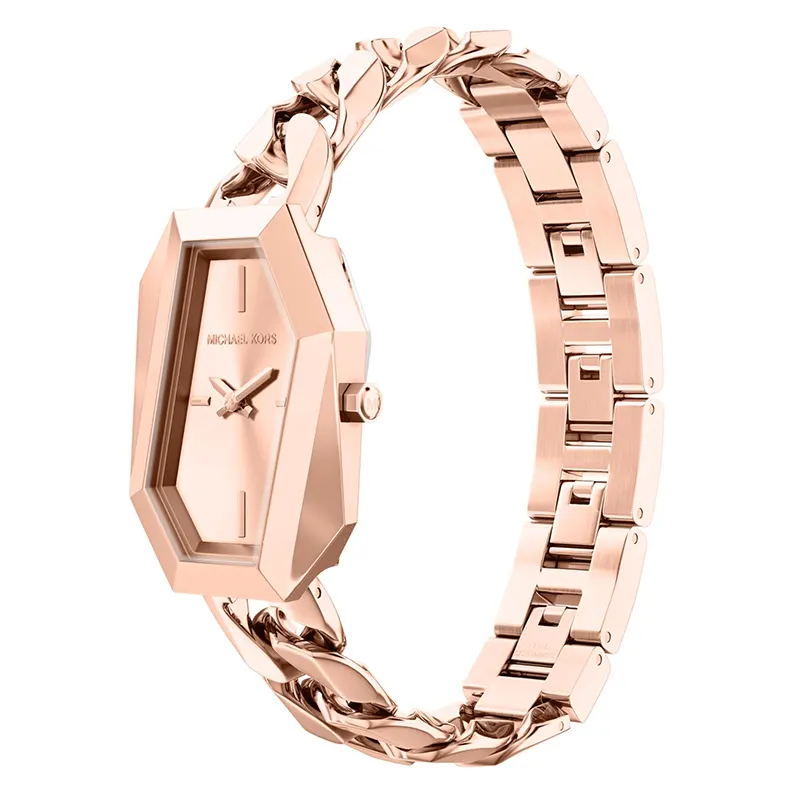 Michael Kors Mini Suri Geometric Rose Gold-Tone Ladies Watch | MK7601
