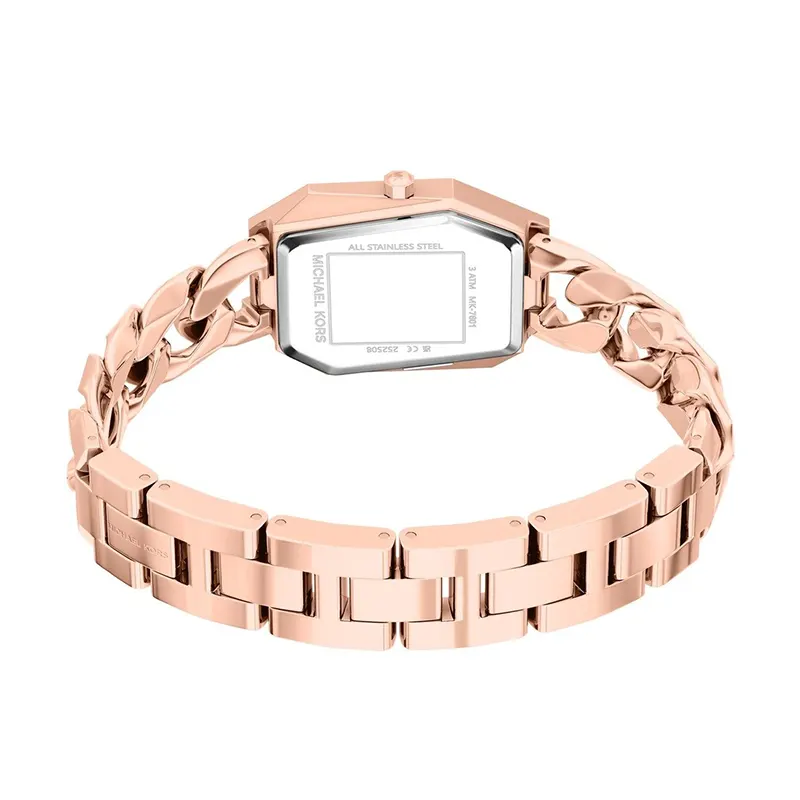 Michael Kors Mini Suri Geometric Rose Gold-Tone Ladies Watch | MK7601
