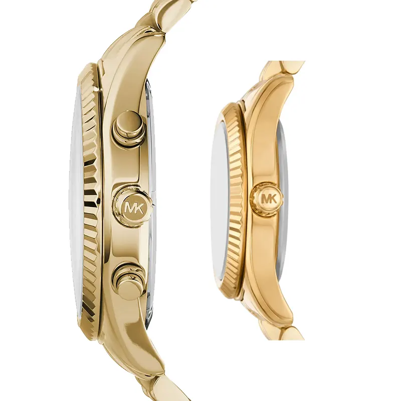 Michael Kors Lexington Champagne Dial Couple Watch | MK8281 | MK4741