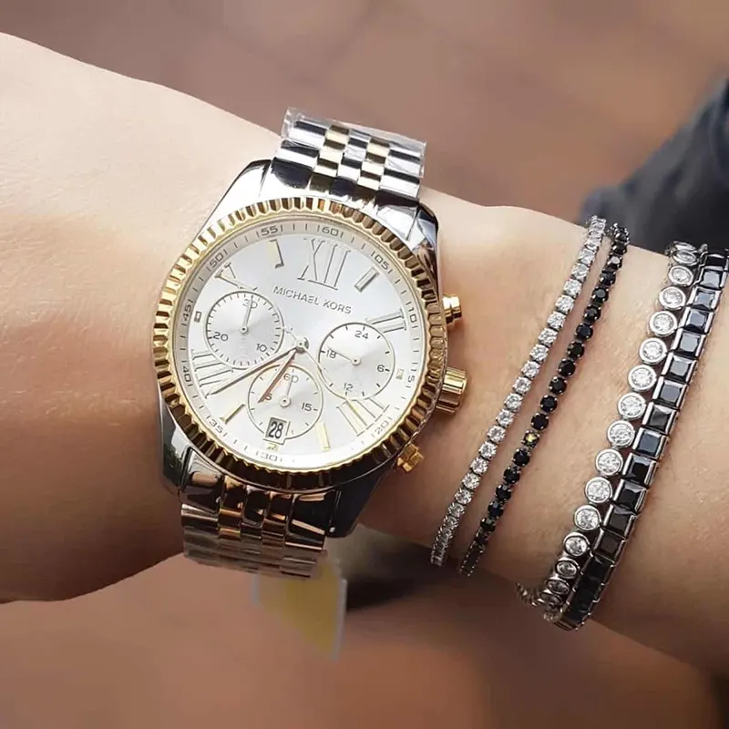Michael Kors Lexington Chronograph Couple Watch | MK8344 | MK5955
