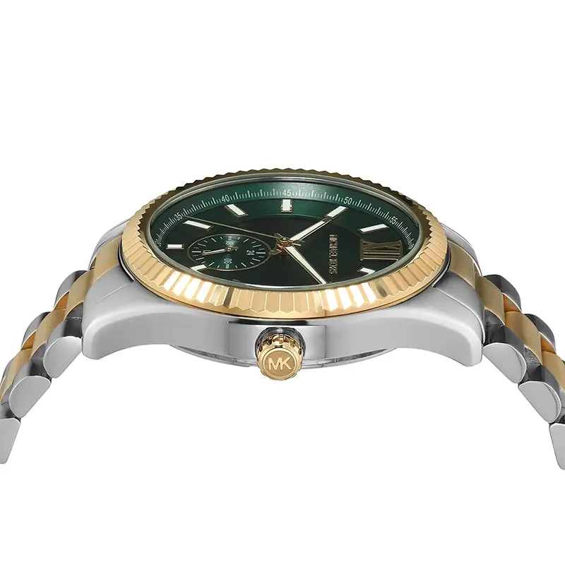 Michael Kors Lexington Two-Tone Green Dial Men's Watch | MK9063