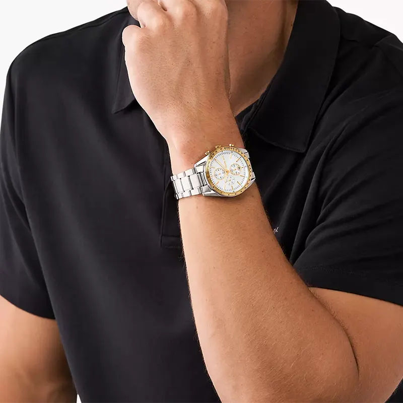 Michael Kors Warren Chronograph White Dial Men's Watch | MK9112