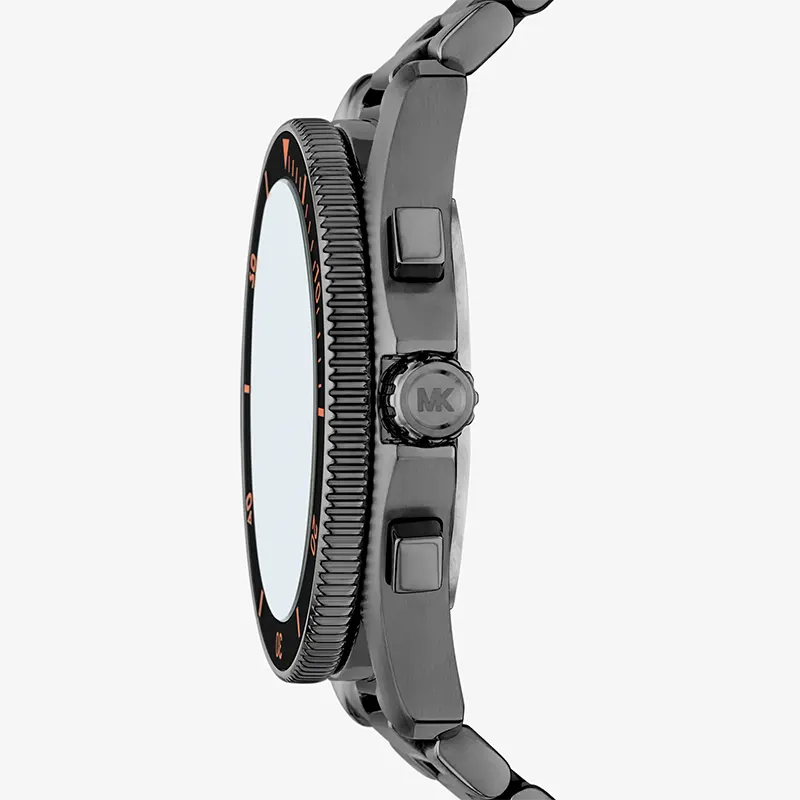 Michael Kors Maritime Gun-Metal Black Dial Men's Watch | MK9204
