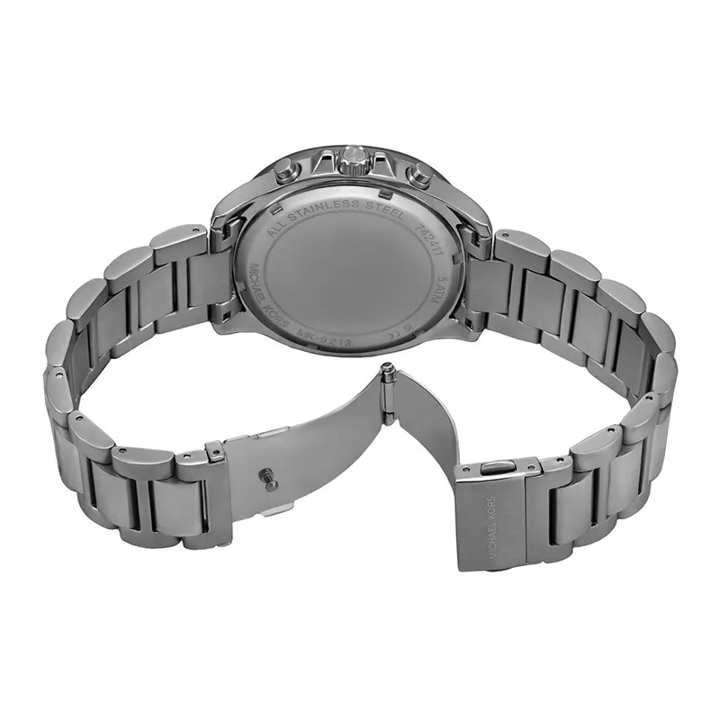 Michael Kors Sage Chronograph Blue Dial Gun-Metal Men's Watch | MK9213