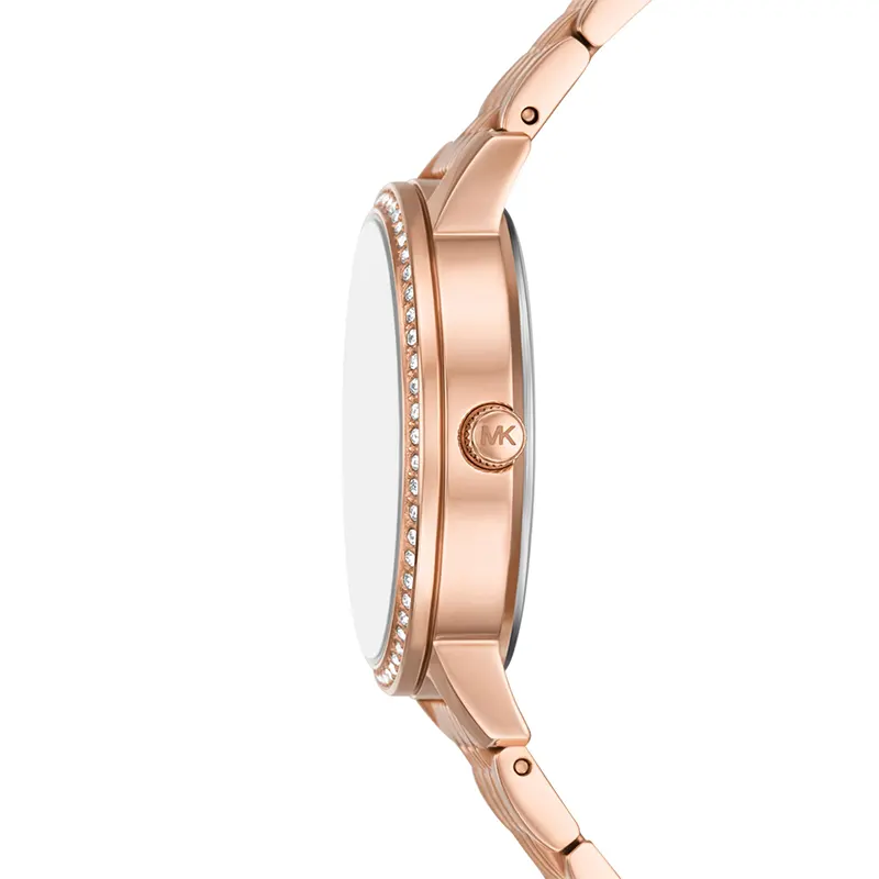 Michael Kors Melissa Pavé Rose Gold-Tone Ladies Watch | MKO1081