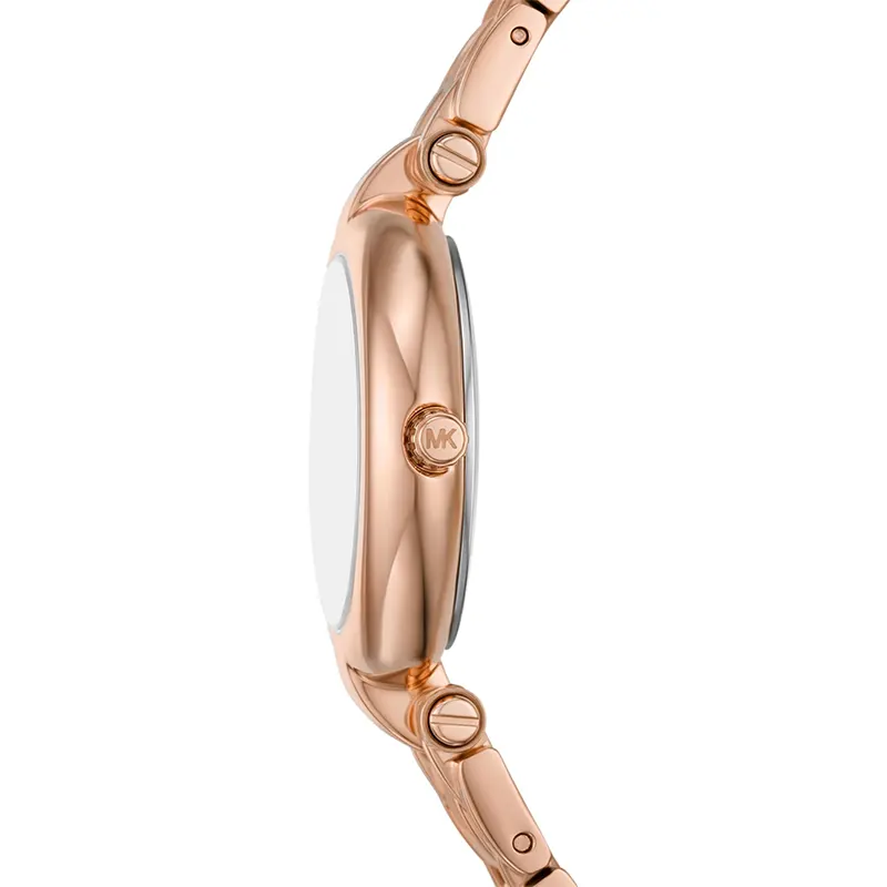 Michael Kors Laney Red Dial Rose Gold-Tone Ladies Watch | MKO1084