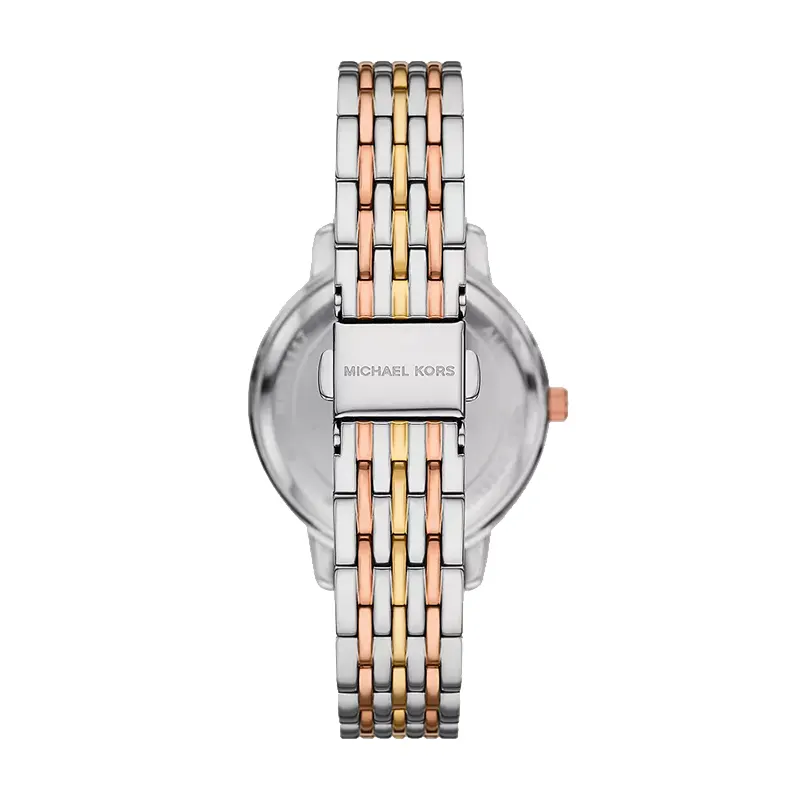 Michael Kors Melissa Pavé Tri-Tone Ladies Watch | MKO1117