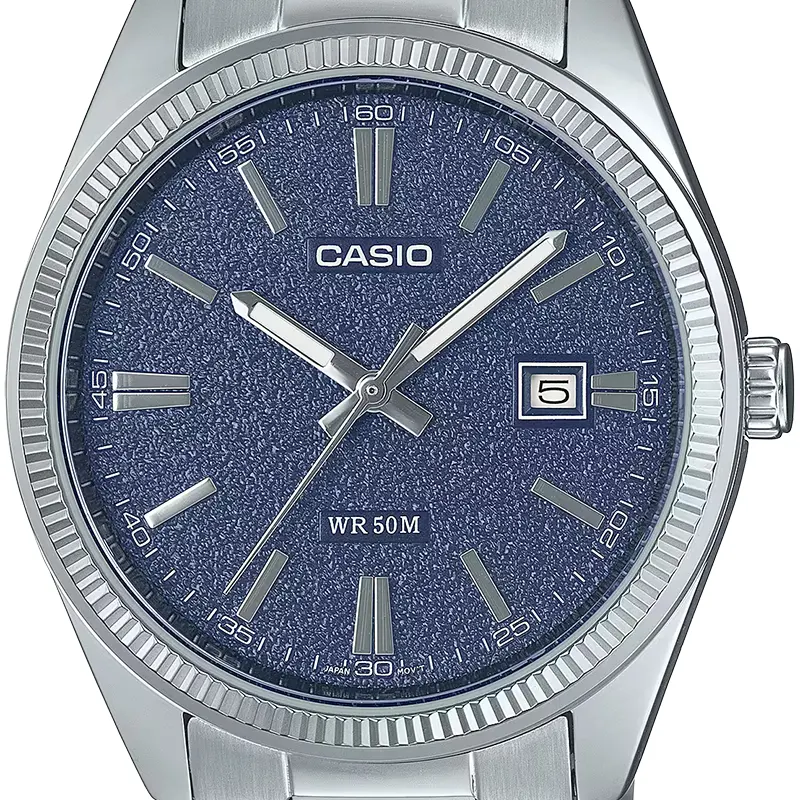 Casio Enticer Blue Matte Texture Dial Men's Watch | MTP-1302DA-2A1