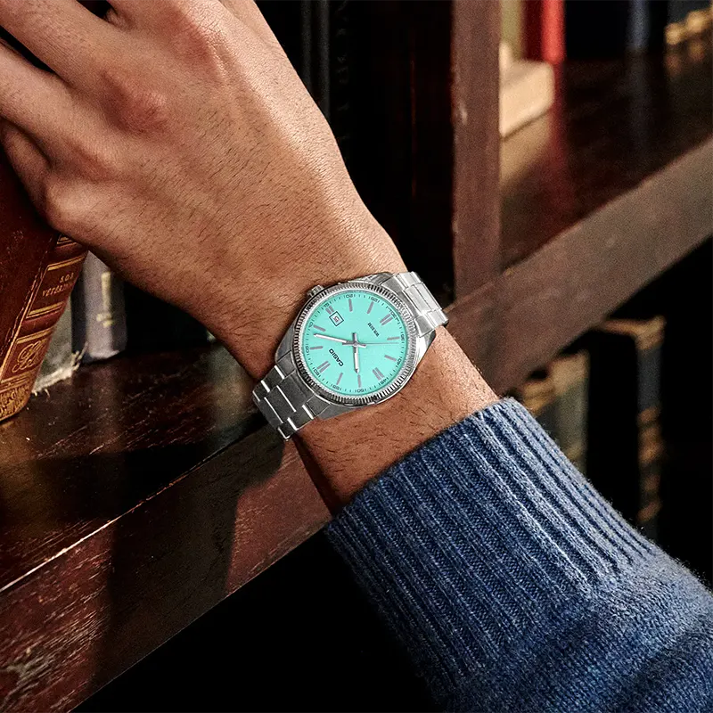 Casio Enticer Tiffany Blue Dial Men's Watch | MTP-1302PD-2A2V