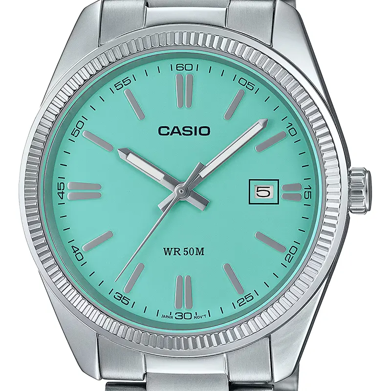 Casio Enticer Tiffany Blue Dial Men's Watch | MTP-1302PD-2A2V