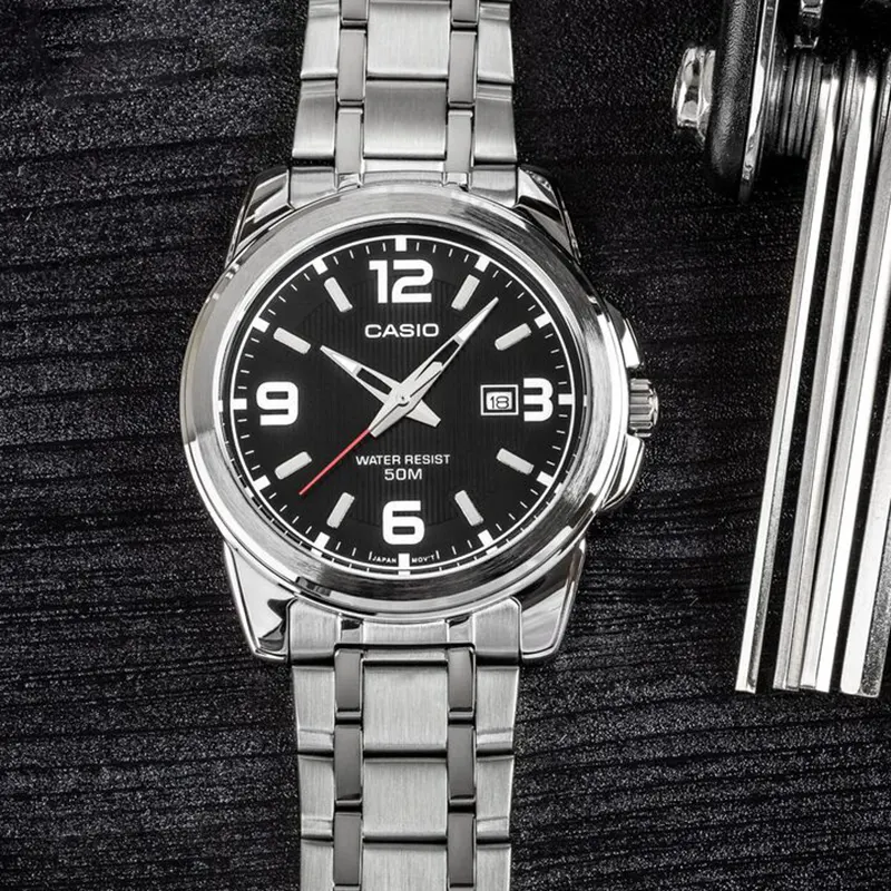 Casio Enticer Black Dial Men's Watch | MTP-1314D-1AV