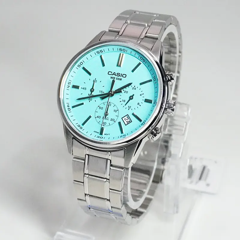 Casio MTP-E515D-2A2V Tiffany Blue Dial Men's Watch