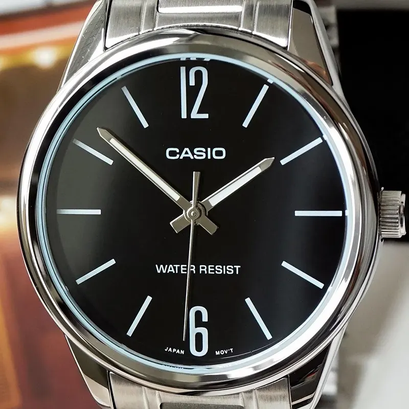 Casio Enticer Black Dial Men's Watch | MTP-V005D-1B