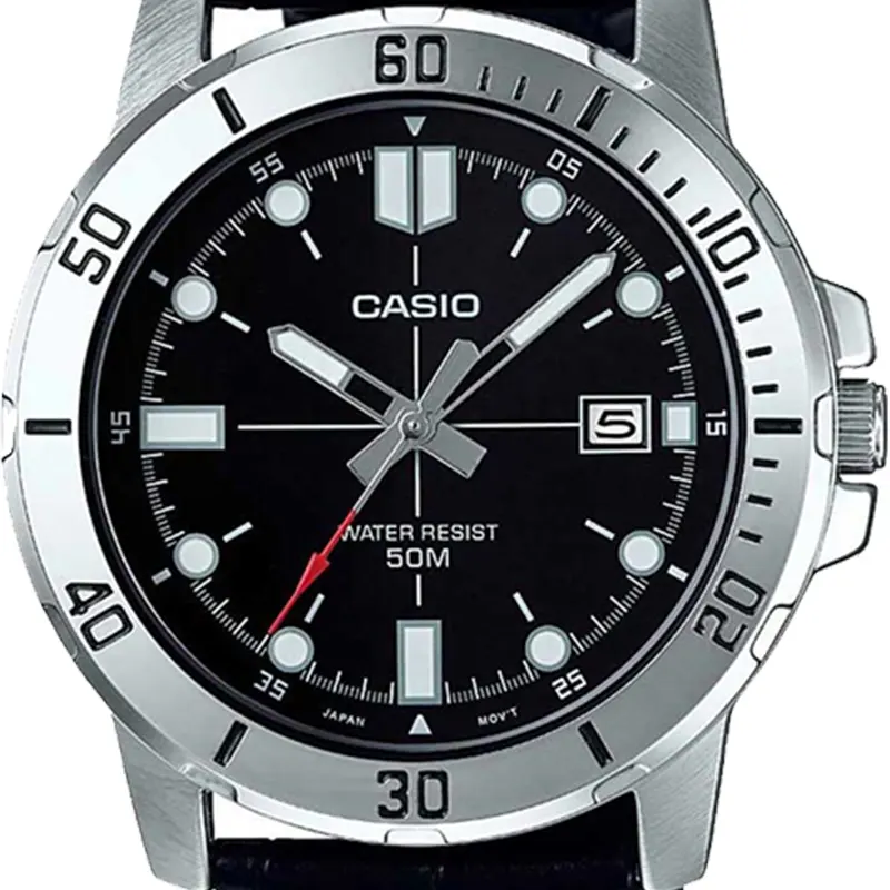 Casio Enticer Black Dial Men's Watch | MTP-VD01L-1EV