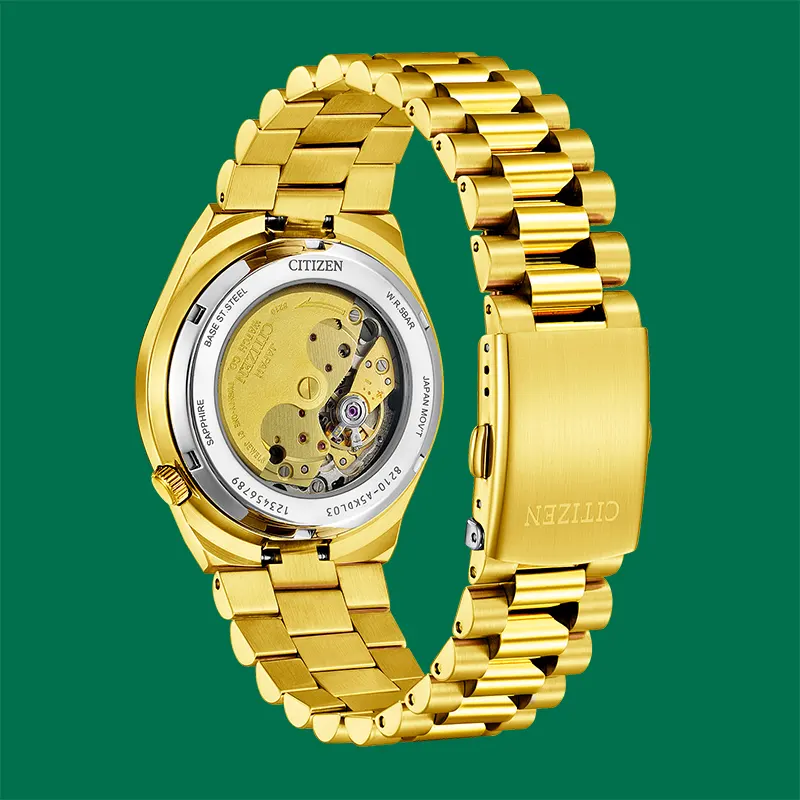 Citizen Tsuyosa Green Dial Gold-Tone Men’s Watch | NJ0152-51X