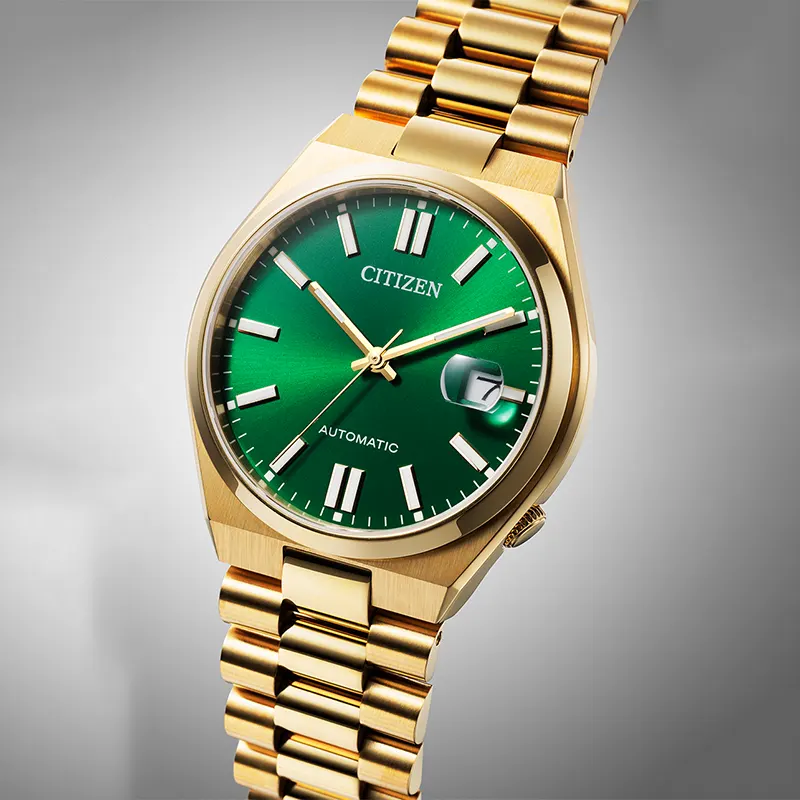 Citizen Tsuyosa Green Dial Gold-Tone Men’s Watch | NJ0152-51X