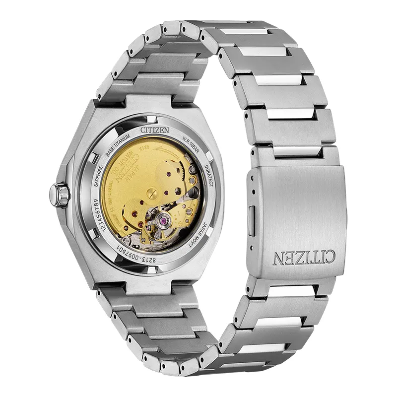 Citizen Zenshin Automatic Blue Dial Super Titanium Men’s Watch | NJ0180-80L